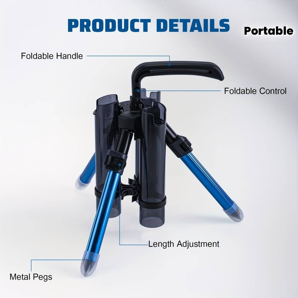 Goture 1pc Fishing Rod Triangle Holder – Durable and Portable Rod Storage Solution