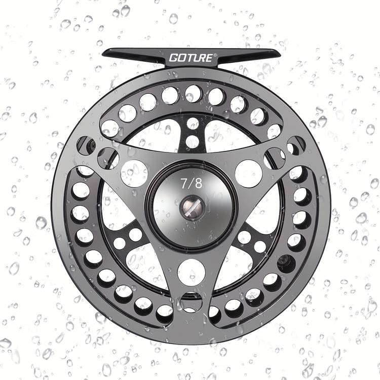 Goture 1pc Fly Fishing Reel – High-Performance CNC-Machined Aluminum Alloy Reel for Freshwater and Saltwater Fishing