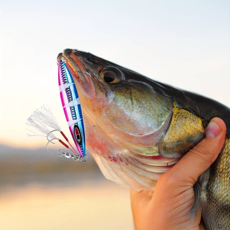 Goture 3pcs Glow-in-the-Dark Slow Casting Jig – Versatile Fishing Lures for Saltwater and Freshwater Fishing