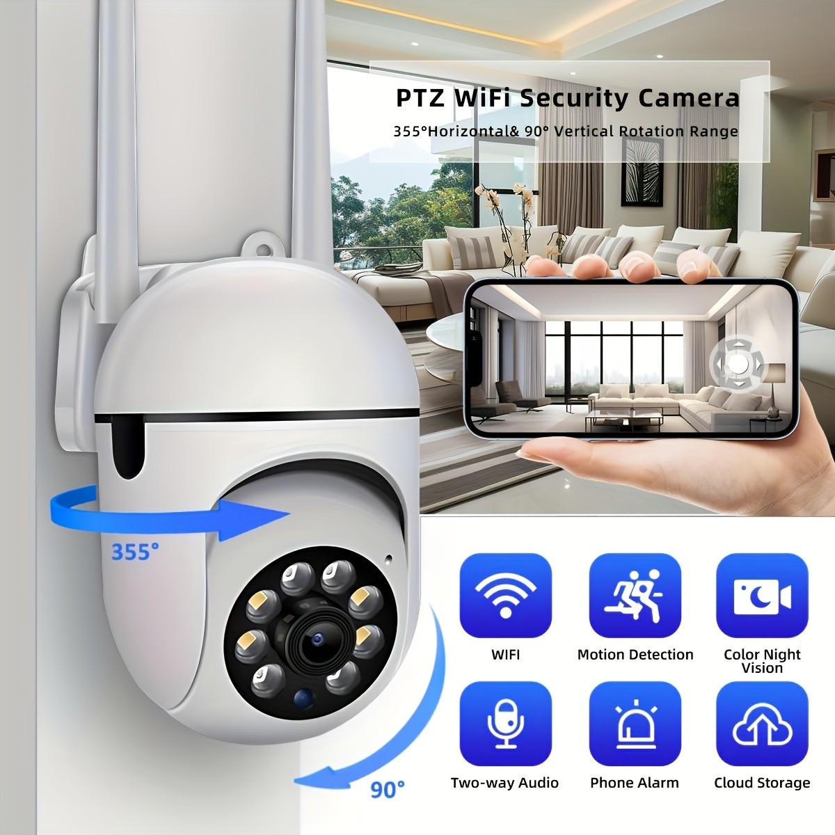 LUMIVAULT 360° Wireless Smart Security Camera