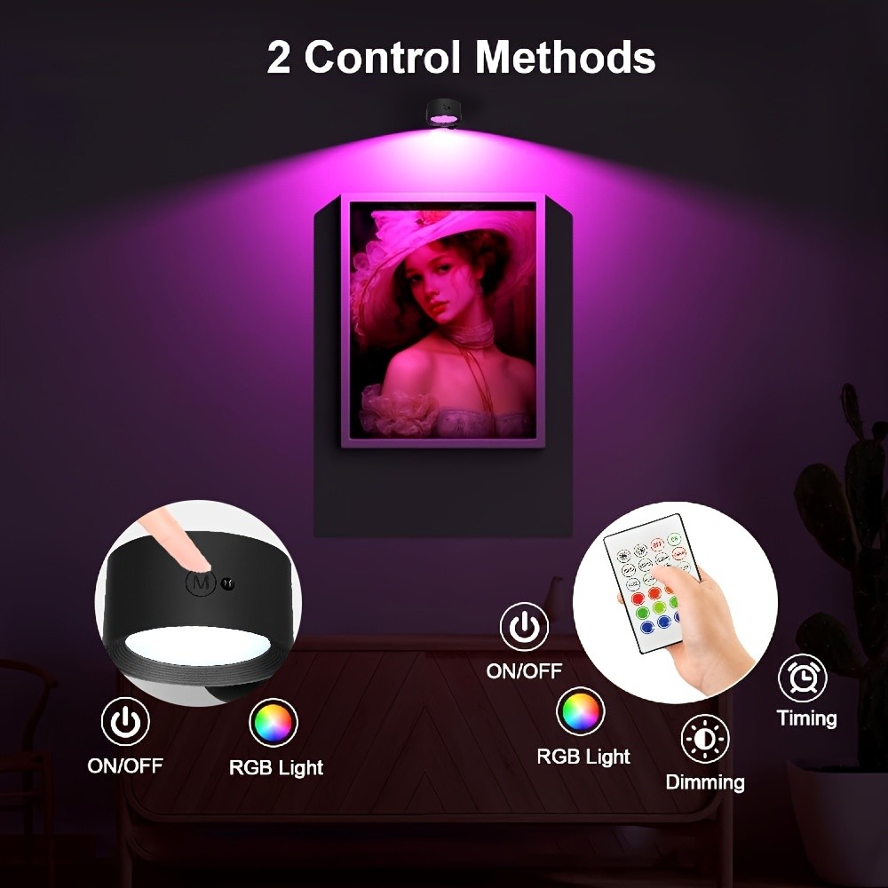 GVTCO Indoor Rechargeable LED Wall Light