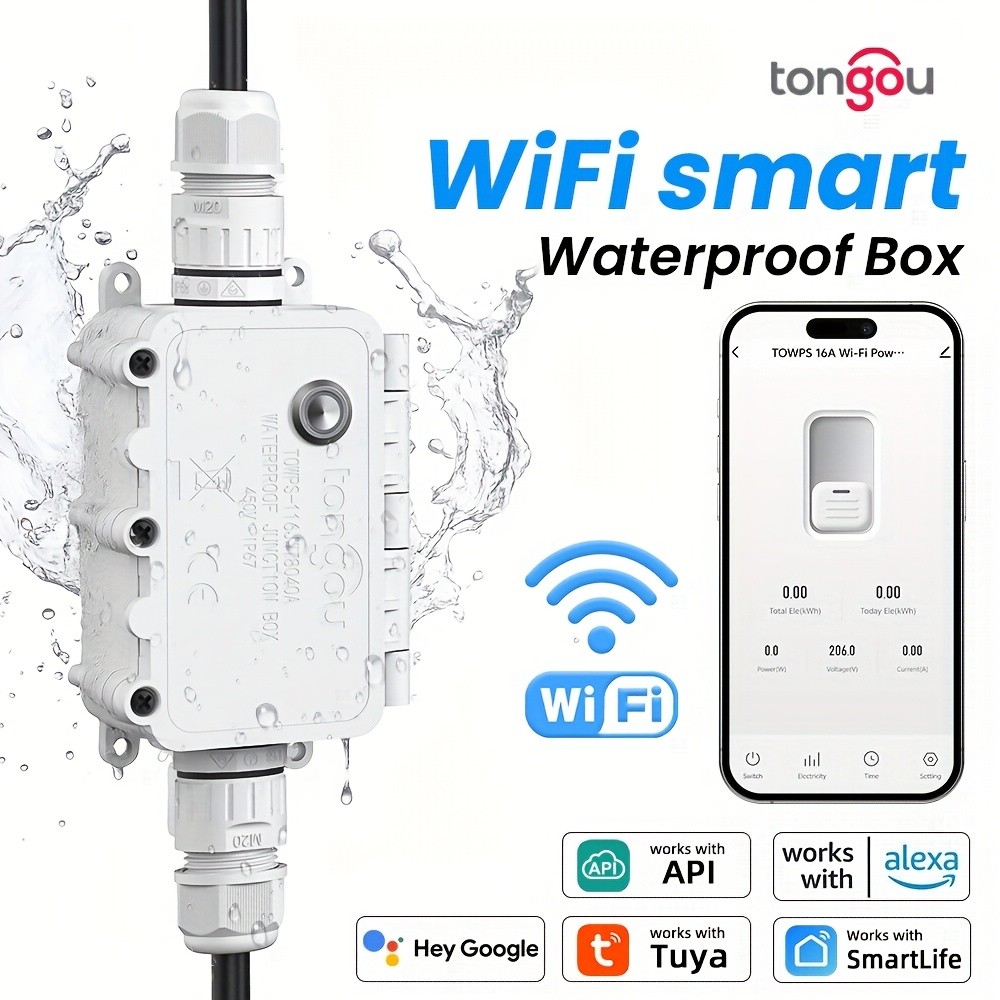 Tongou Tuya WiFi Smart Waterproof Junction Box