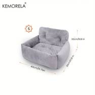 KEMORELA Car Seat for Cats & Small Dogs – Comfortable and Secure Travel Solution for Your Pet