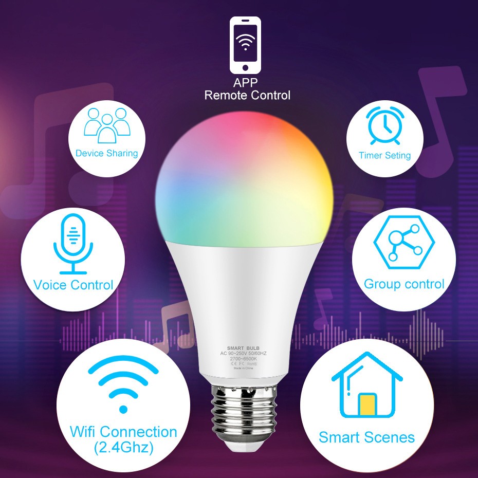 LED WiFi Smart Bulb