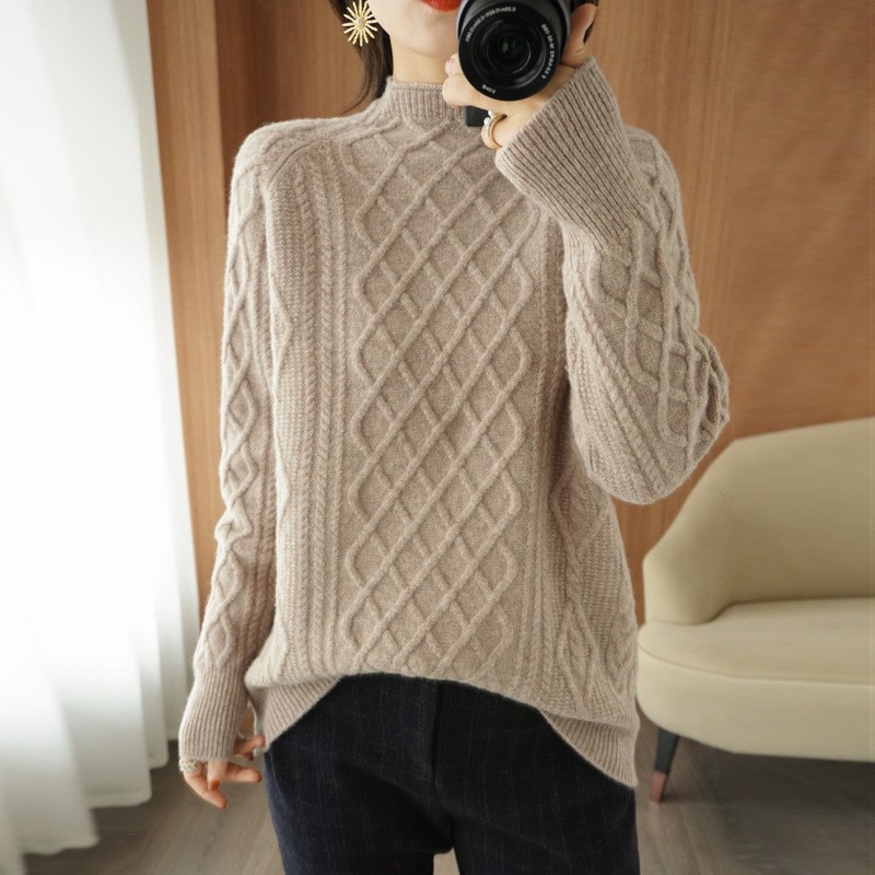 Wool Turtleneck Sweater