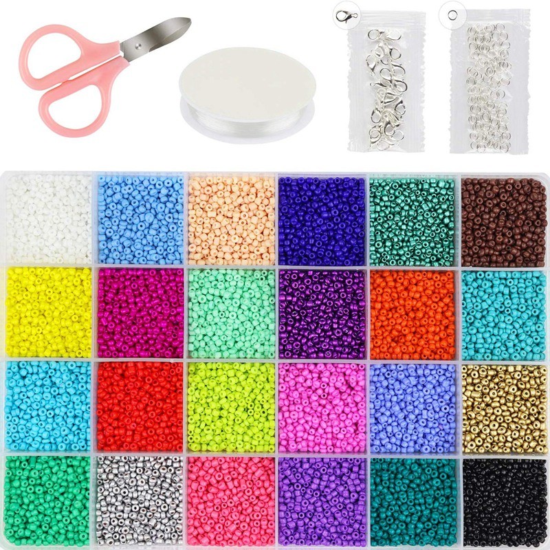 Colorful Glass Seed Beads