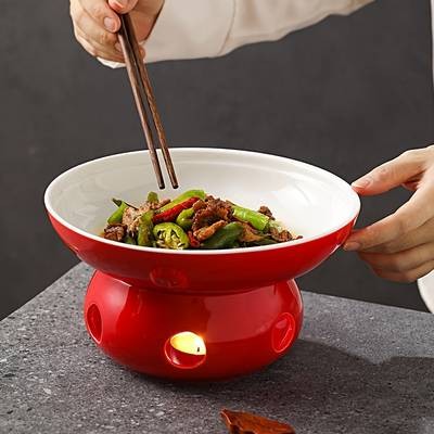 1 Set Insulated Hot Pot Plate Base with Heating Function – Perfect for Restaurants and Dining