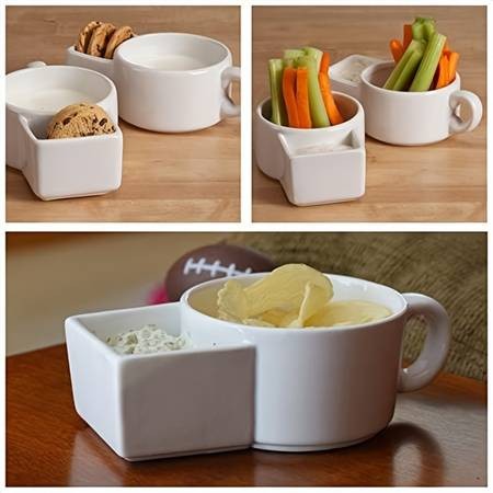 1pc Ceramic Soup and Cookie Cup or Cereal Bowl with Handle – Versatile Breakfast and Party Bowl for All Occasions