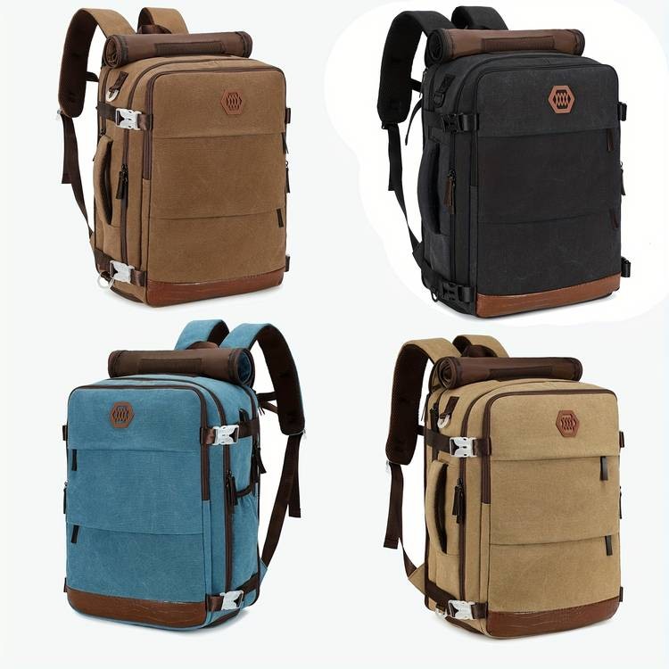 Laptop Backpack – 40L Flight Approved Carry-On Backpack with USB Charging Port and Shoe Compartment