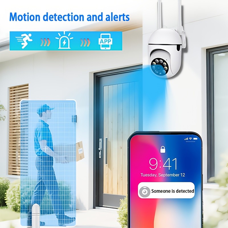 1/4pcs Smart Security WiFi Camera