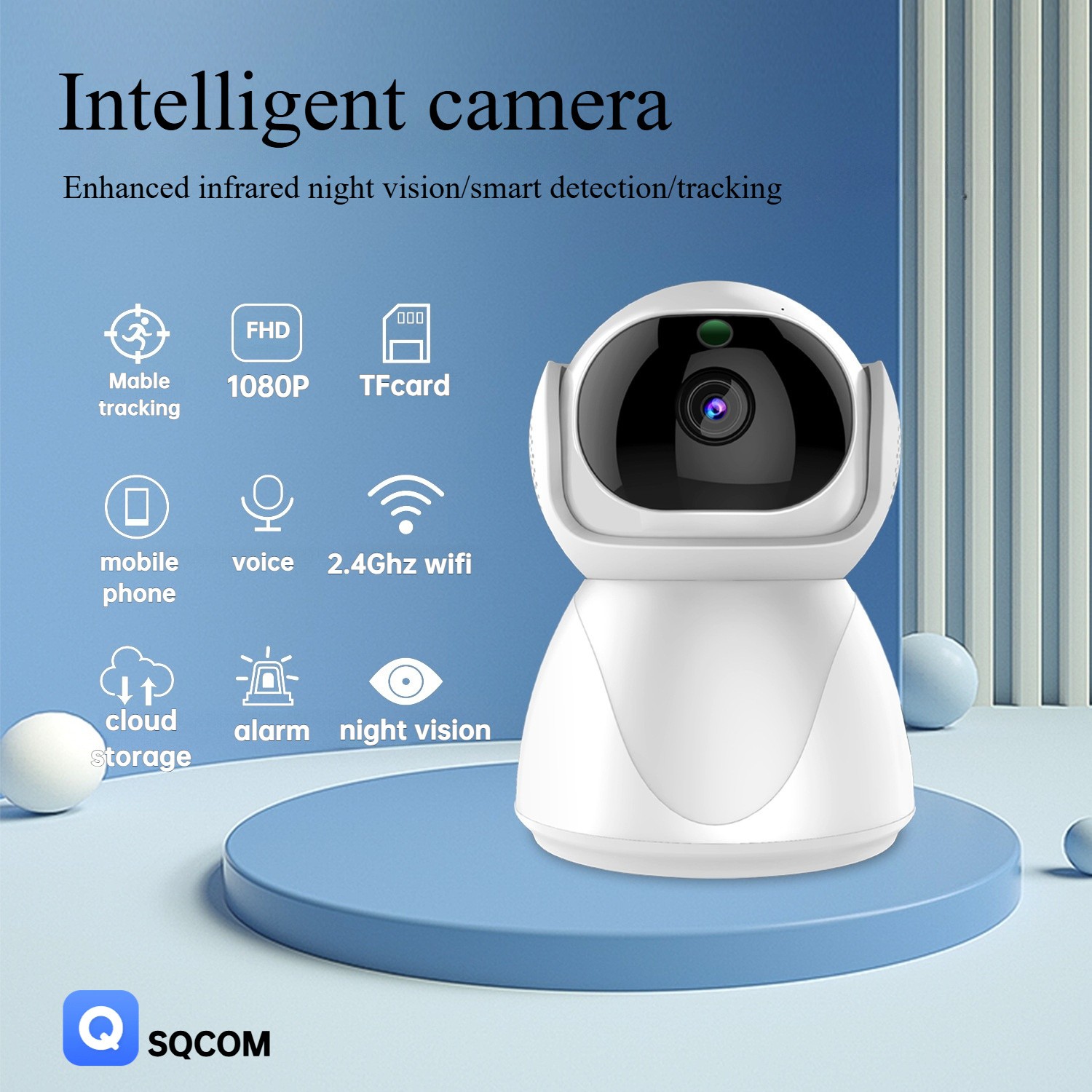 WJG 1080P Smart WiFi Monitor Camera