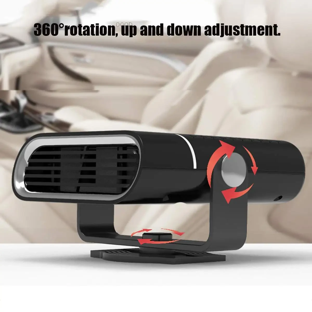 12V 150W Portable Car Auto Heater Heating Fan 2 In 1 Defroster Demister Windshield Heater Automotive Cooling Fan