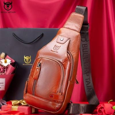 BULLCAPTAIN Men’s Chest Front Bag – Trendy, Multifunctional Design for Active Lifestyles