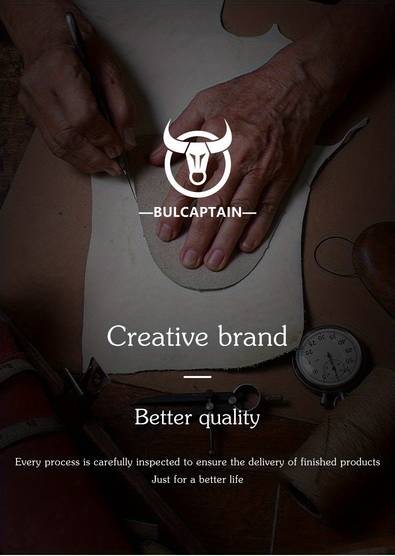 BULLCAPTAIN Genuine Leather Chest Bag – Retro-Inspired Large Multi-Functional Messenger Bag