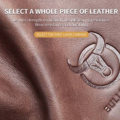 BULLCAPTAIN Men's Genuine Leather Messenger Bag – Vintage, Multi-Functional, Large-Capacity Briefcase for Travel & Outdoor