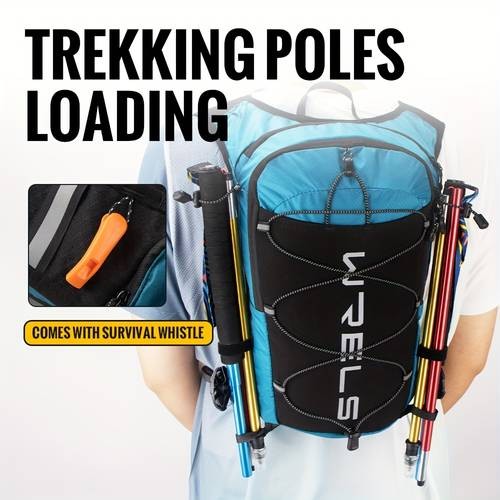 WRELS Lightweight 8L Hydration Vest Backpack – Large Capacity for Hiking, Climbing, Cycling, and Running