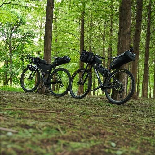 Rhinowalk Large Capacity 10L-13L Heavy-Duty Bicycle Saddle Bag – Durable Bike Pannier with Reflective Strap & Adjustable Straps