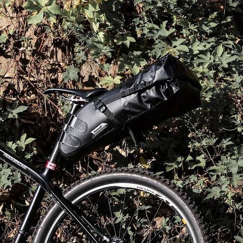 Rhinowalk Large Capacity Bicycle Saddle Bag – 5L-10L-13L Tail Bag with Reflective Straps & Adjustable Mounting Points