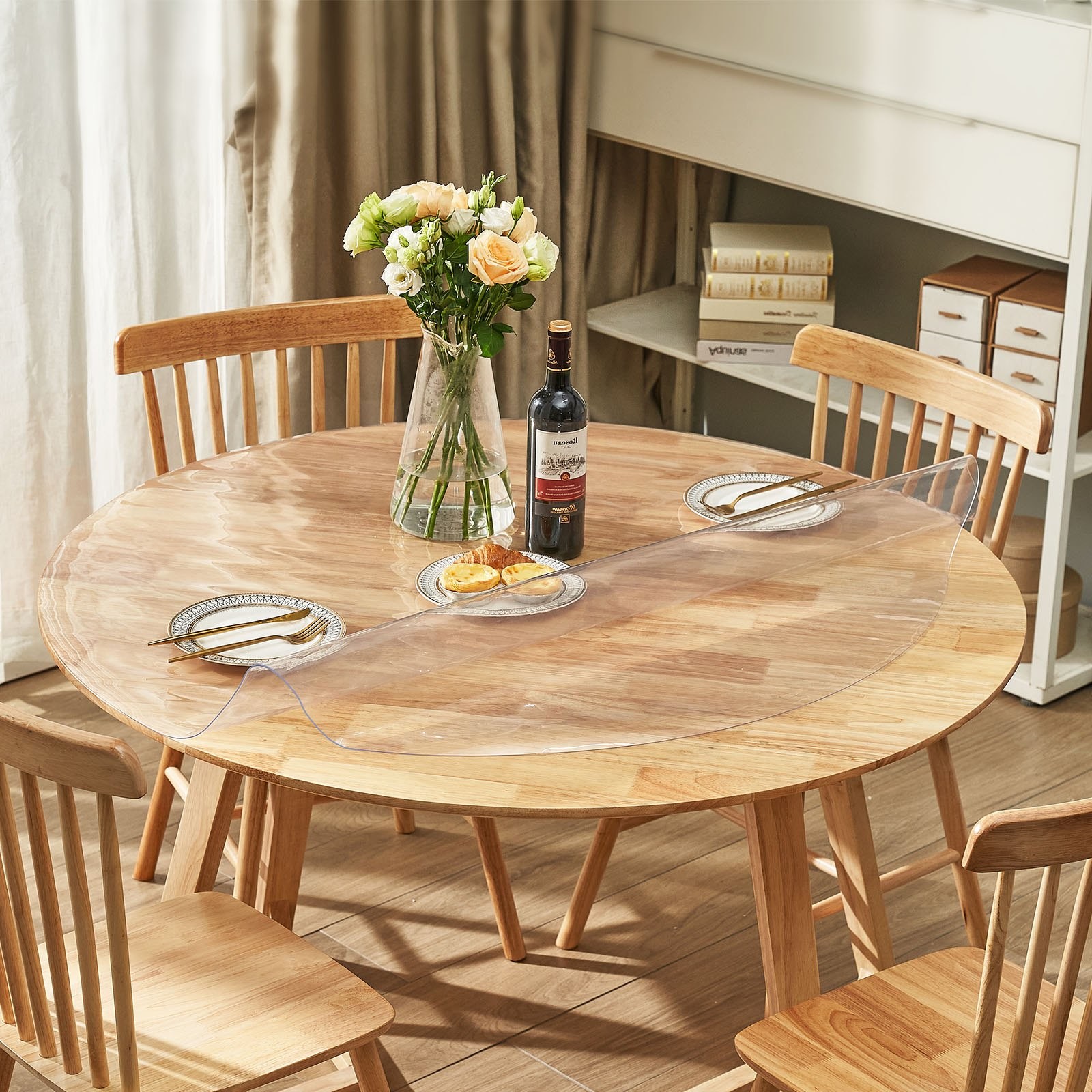 Round Plastic Table Covers