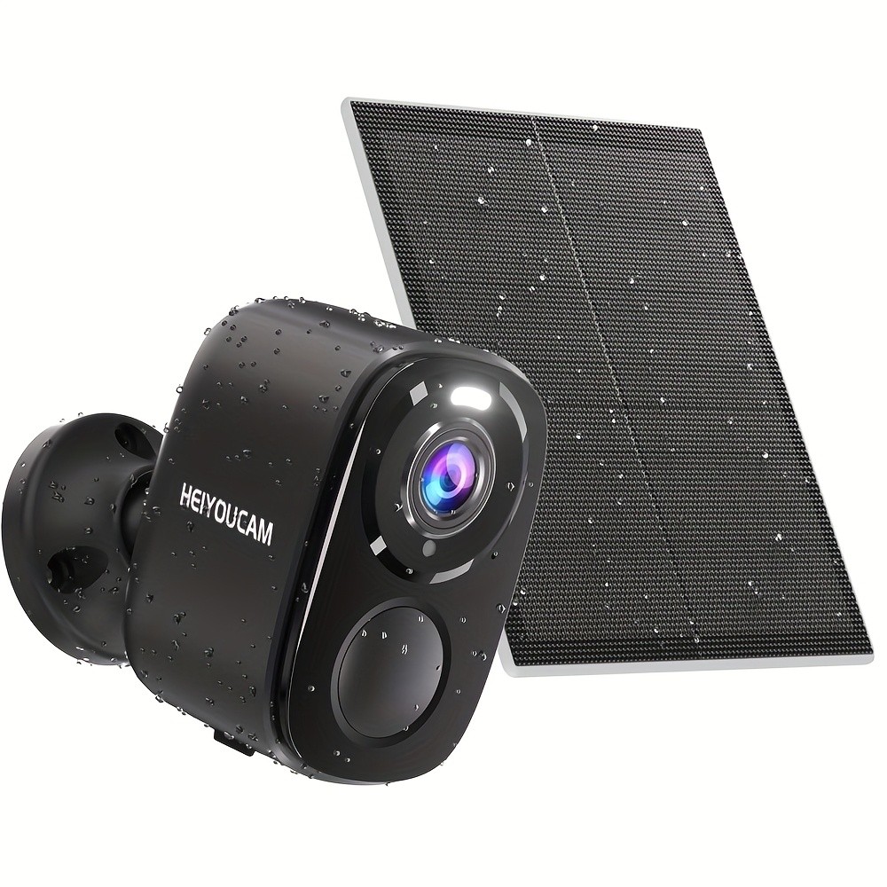 HEIYOUCAM Outdoor Security Camera with Solar Power