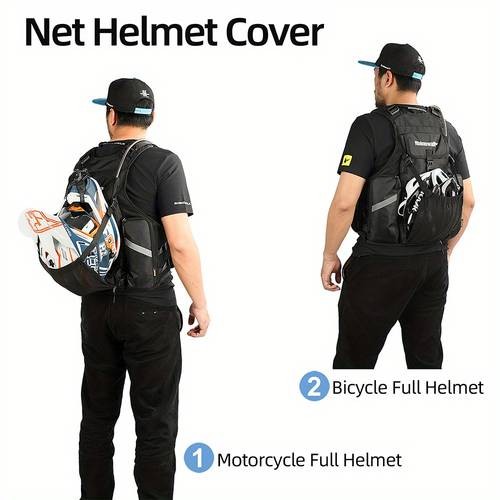 Rhinowalk Motorcycle Riding Vest – Adjustable Strap, Durable Polyester, Portable Outdoor Travel Backpack for Motorcycle Riders