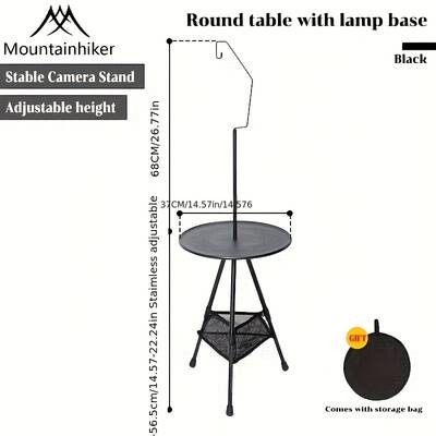 Lightweight Aluminum Table with Adjustable Height – Casual Design for Outdoor Camping, Picnics, and Beach Use
