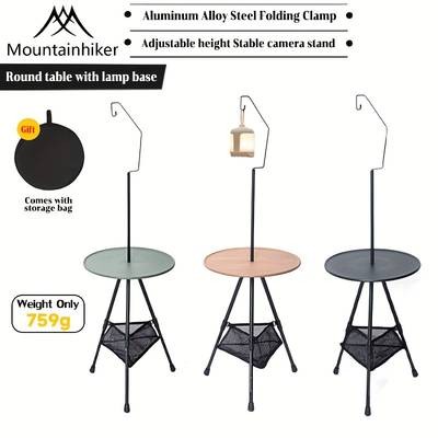 Lightweight Aluminum Table with Adjustable Height – Casual Design for Outdoor Camping, Picnics, and Beach Use