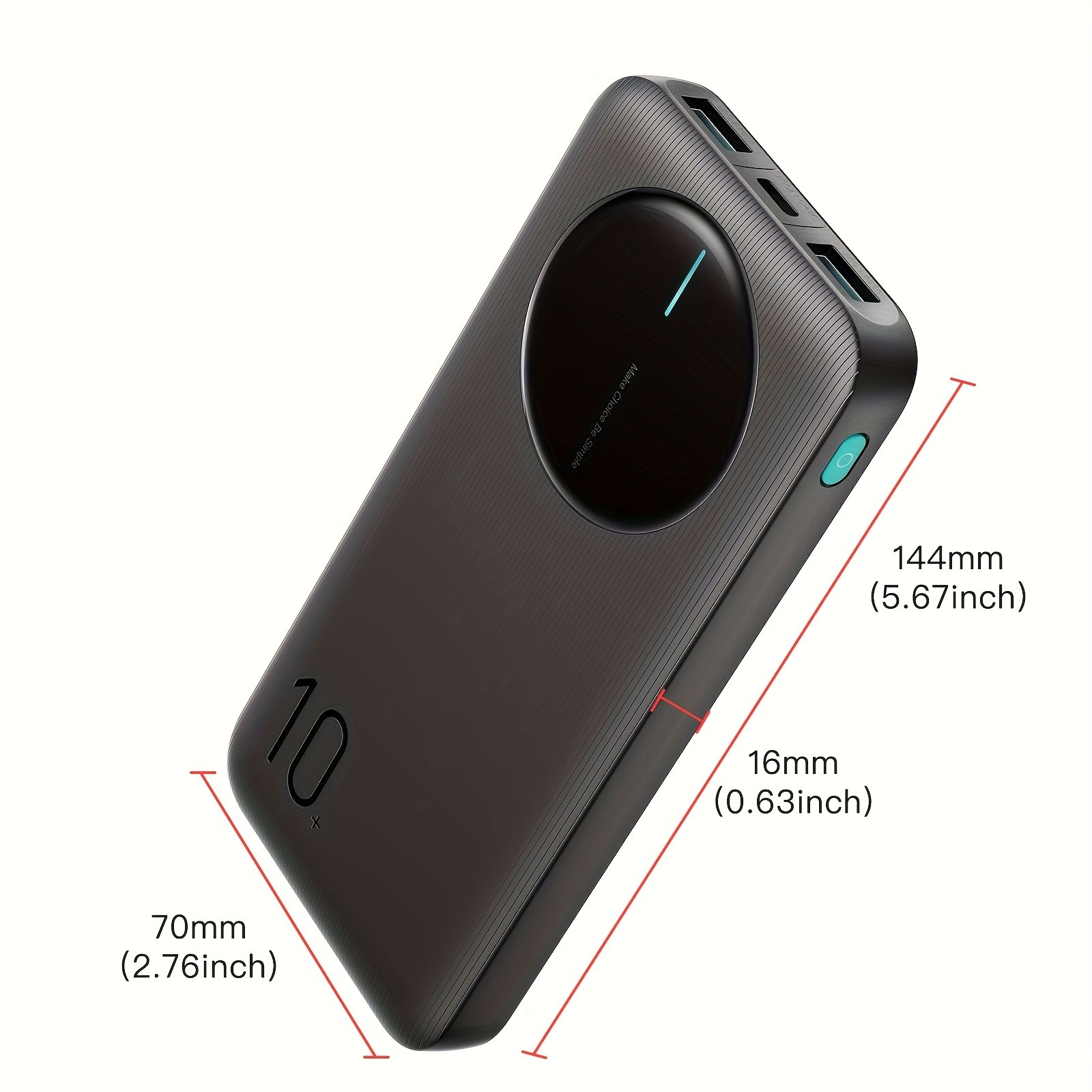 10000mAh Portable Charger for Mobile Phones