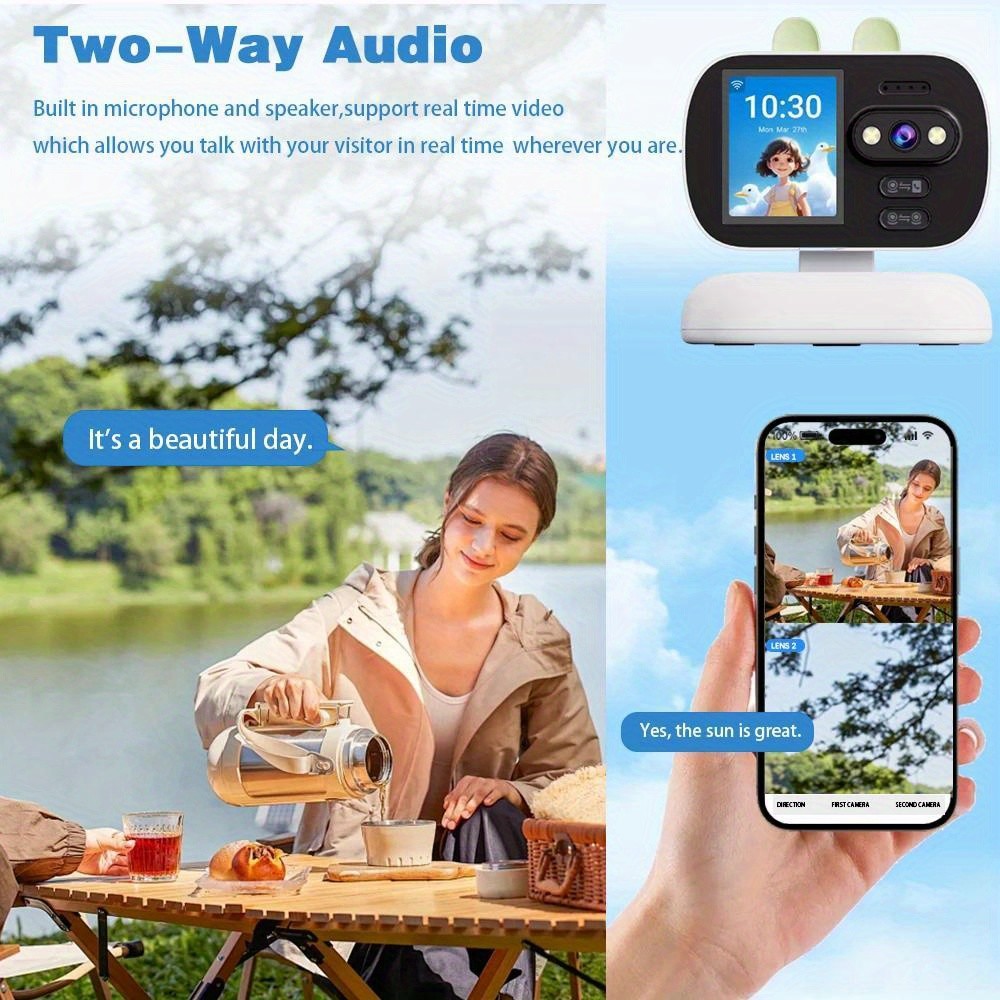 MvpSecam 5MP 360° PTZ WiFi Camera