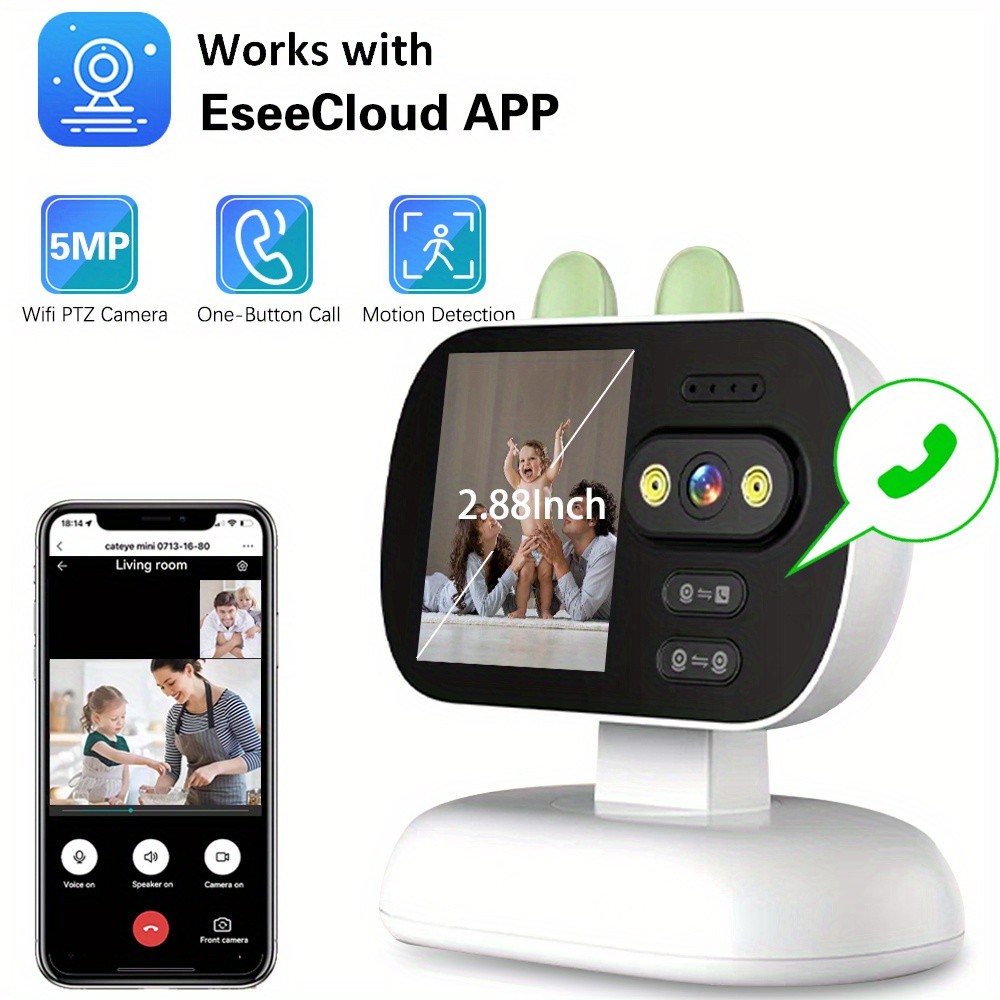 MvpSecam 5MP 360° PTZ WiFi Camera