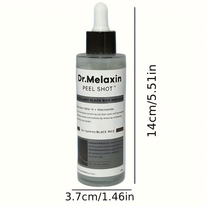 Black Rice Essence + White Rice Essence – Rich in Plant Extracts for High Moisturizing and Nourishing, Suitable for Morning and Evening Use