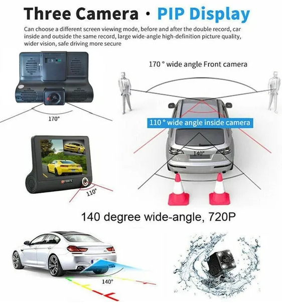 Dual Lens Dash Camera