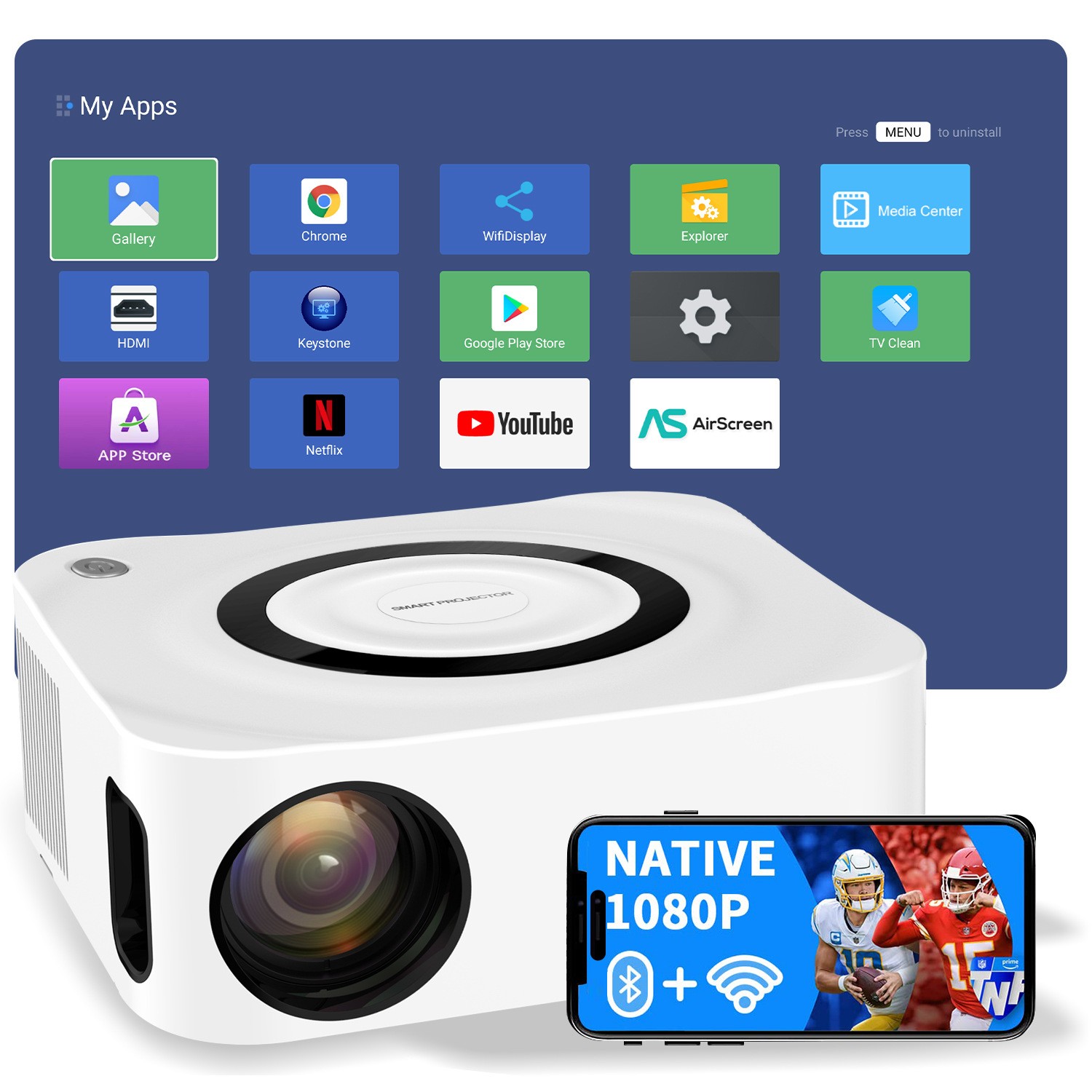 Bluetooth Projector