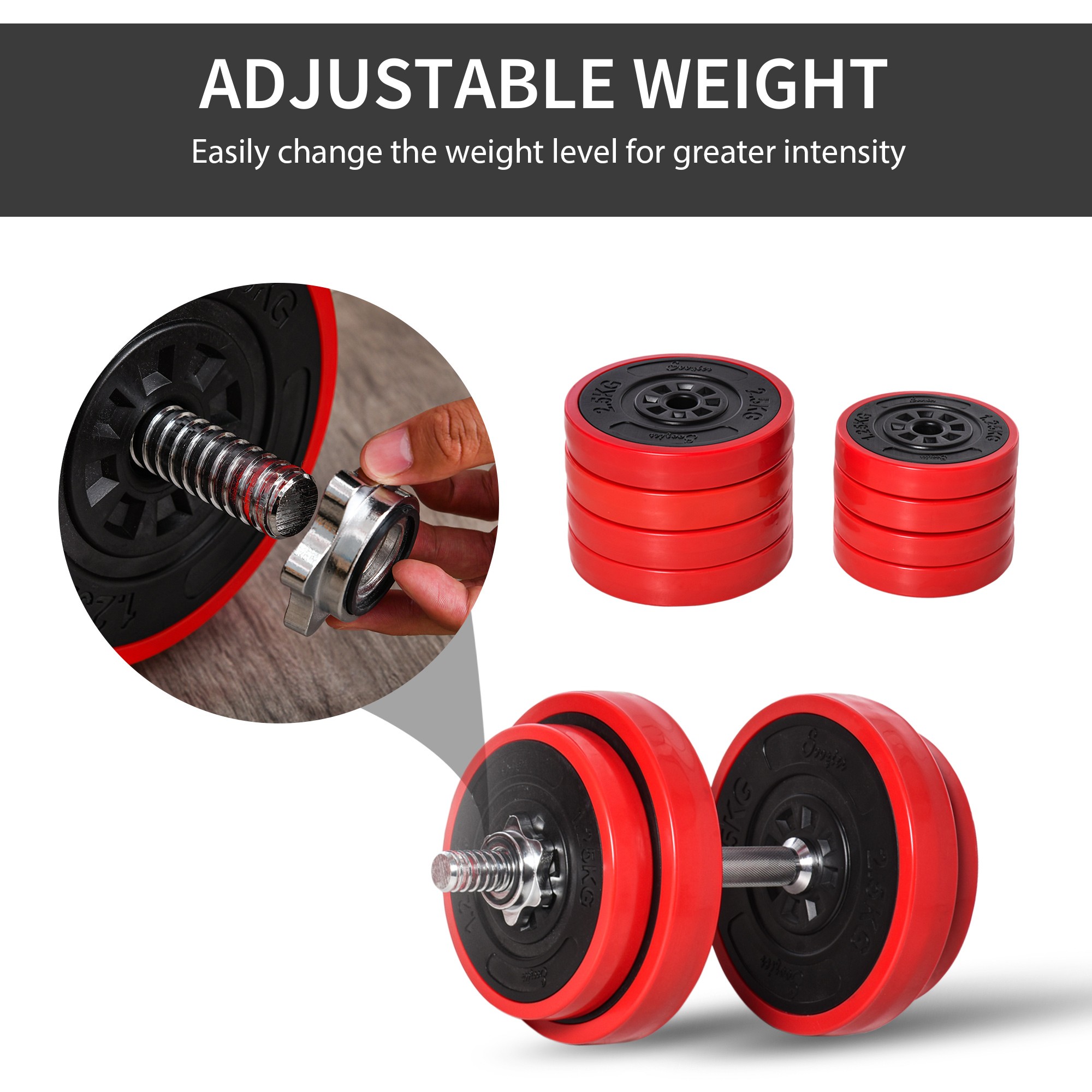 Adjustable Dumbbells Set