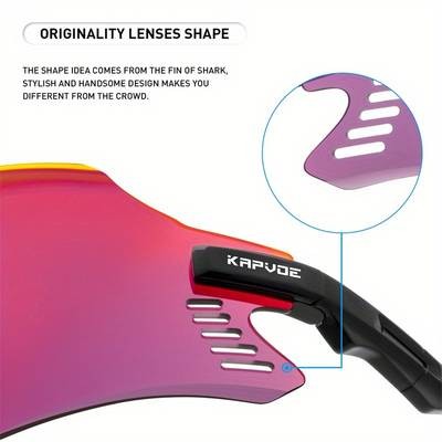 KAPVOE Unisex Glasses – Lightweight TR90 Rimless Eyewear with PC Lenses, Perfect for Men & Women, Stylish & Durable Fashion Eyewear for MTB & Activities