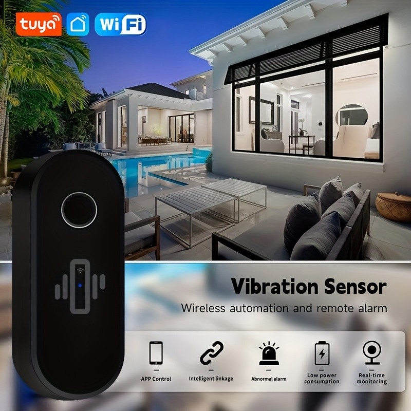 EARYKONG WiFi Smart Vibration Sensor