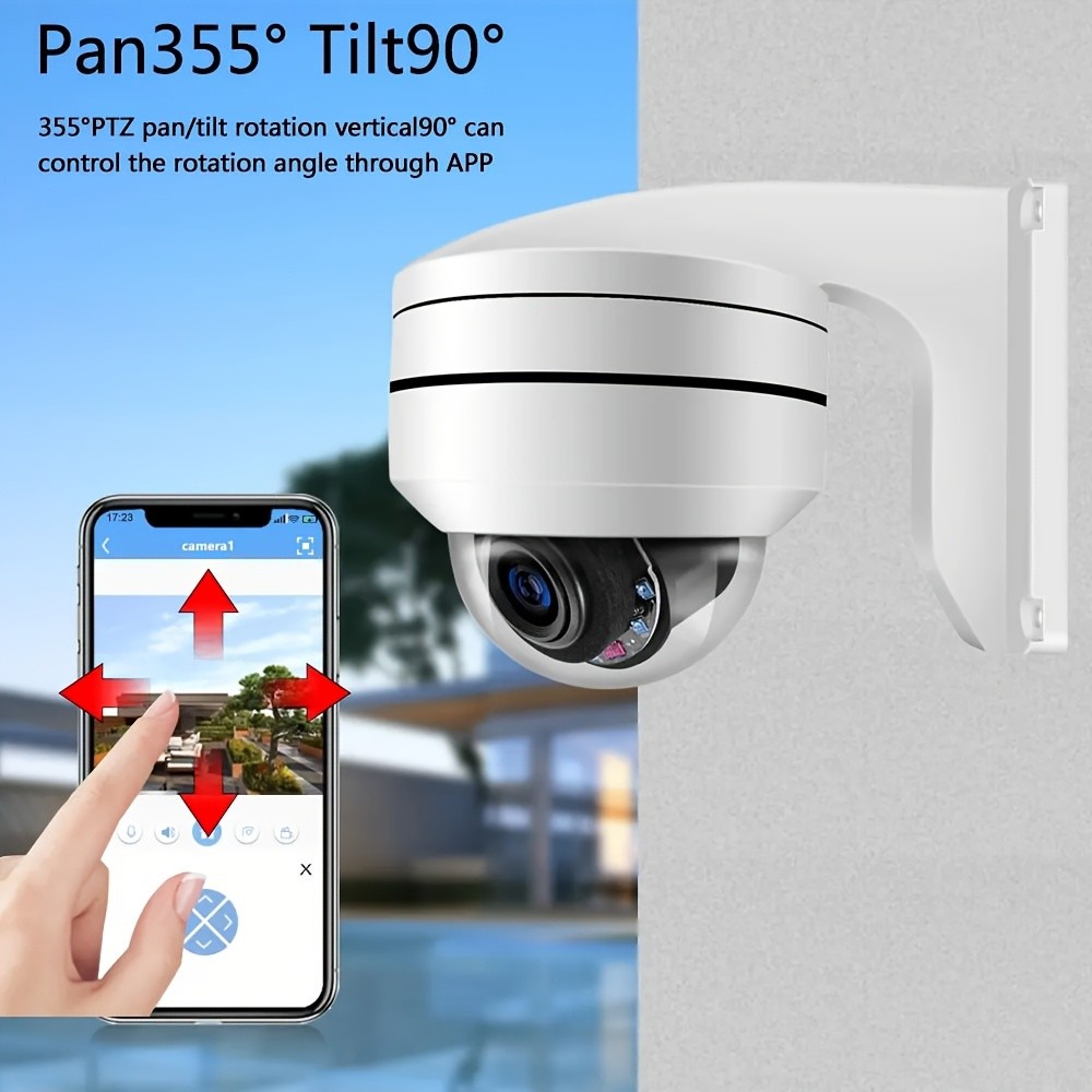 Devoccvo 4K 8MP POE PTZ Security Camera –