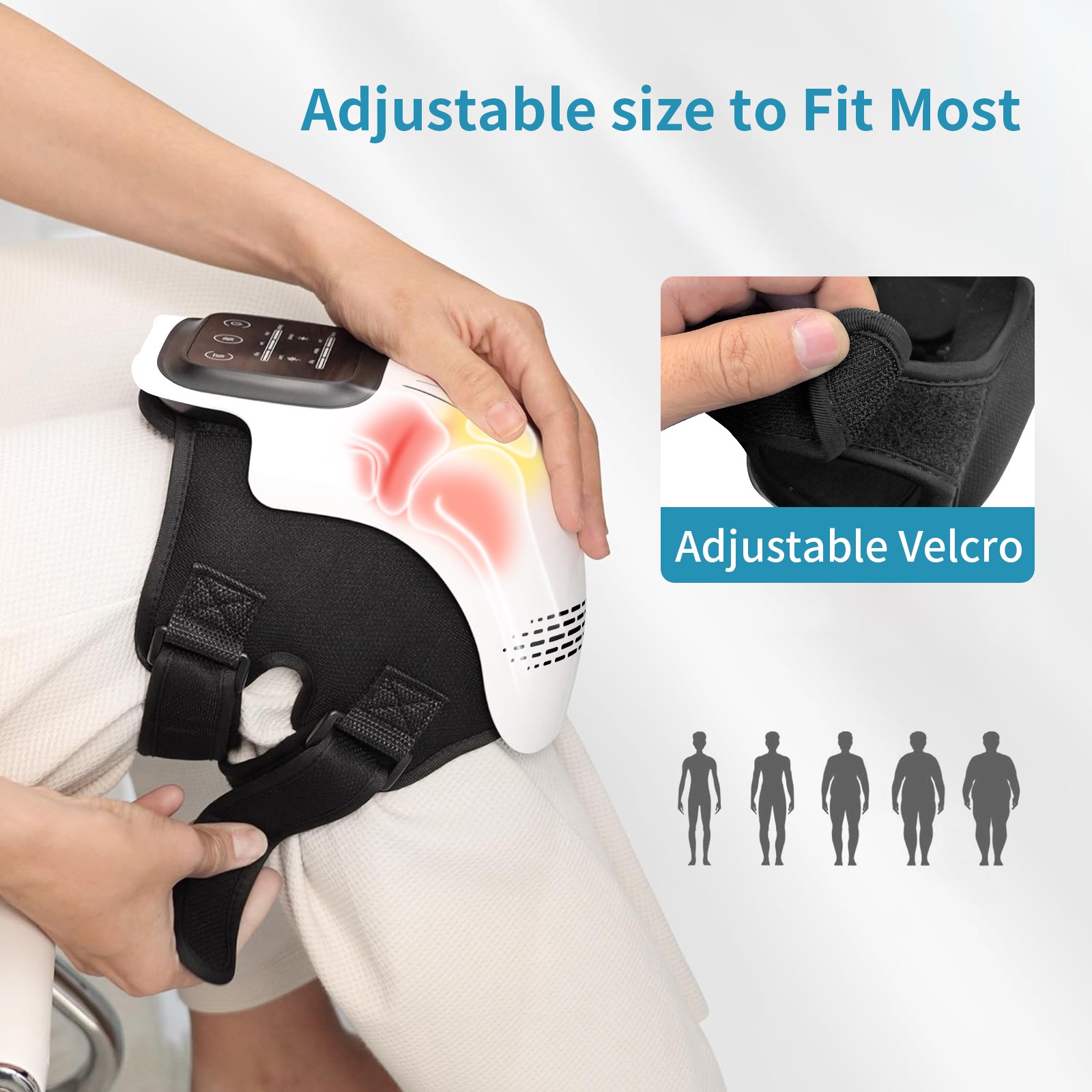 Intelligent Knee Massager – Rechargeable, Heating, and Pain Relief for Home Use