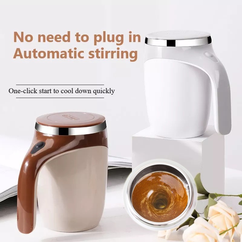 Rechargeable Automatic Stirring Cup – Effortless Mixing for Drinks and Beverages