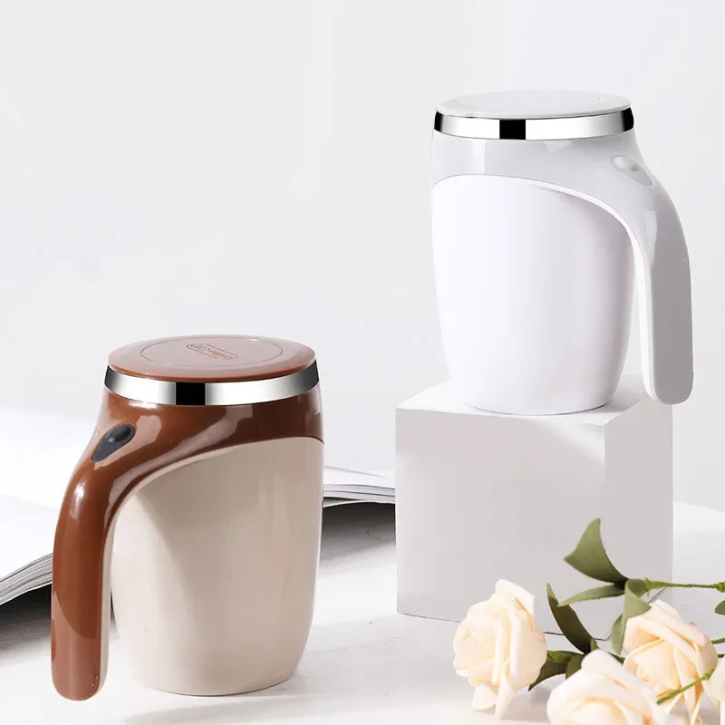 Rechargeable Automatic Stirring Cup – Effortless Mixing for Drinks and Beverages