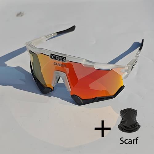 Men's and Women's Fashionable TPU Sports Glasses with Colorful Lenses – Stylish Outdoor Eyewear for Active Lifestyles