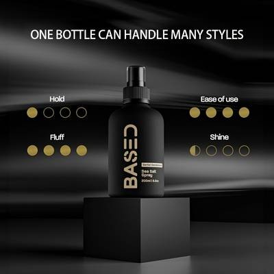 Unisex Hair Styling Spray with Sea Salt Extract – Refreshing, Plant-Based Formula for Manageable, Elastic Hair
