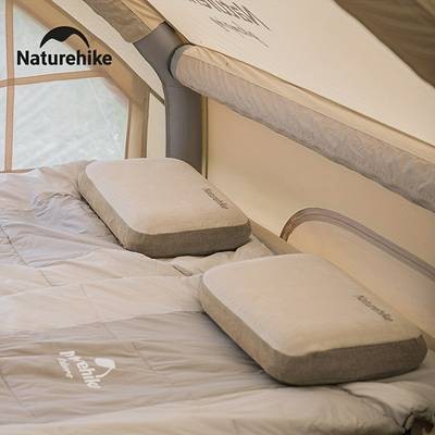 Naturehike Memory Foam Square Pillow – Comfortable, Multi-Position Sleeping Pillow for All Seasons