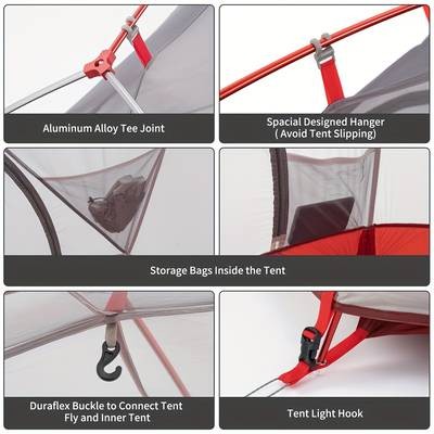 Naturehike Star River 2-Person Tent – All-Season, Spacious Backpacking Tent for Family Outdoors