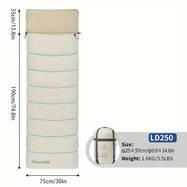 Naturehike Ultralight Winter Sleeping Bag for Adults – Cozy Double-Bodied Camping Bag with Fleece Lining