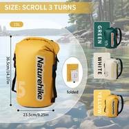 Naturehike 10L/15L/25L Dry Bag with Adjustable Strap – Durable Polyester Wet Bag for Outdoor Adventures