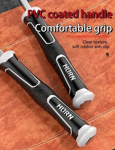 OUDISI Industrial Grade Large Flat Screwdriver with Magnetic Tip – Extra Long, Durable Metal Tool for Construction and DIY Projects