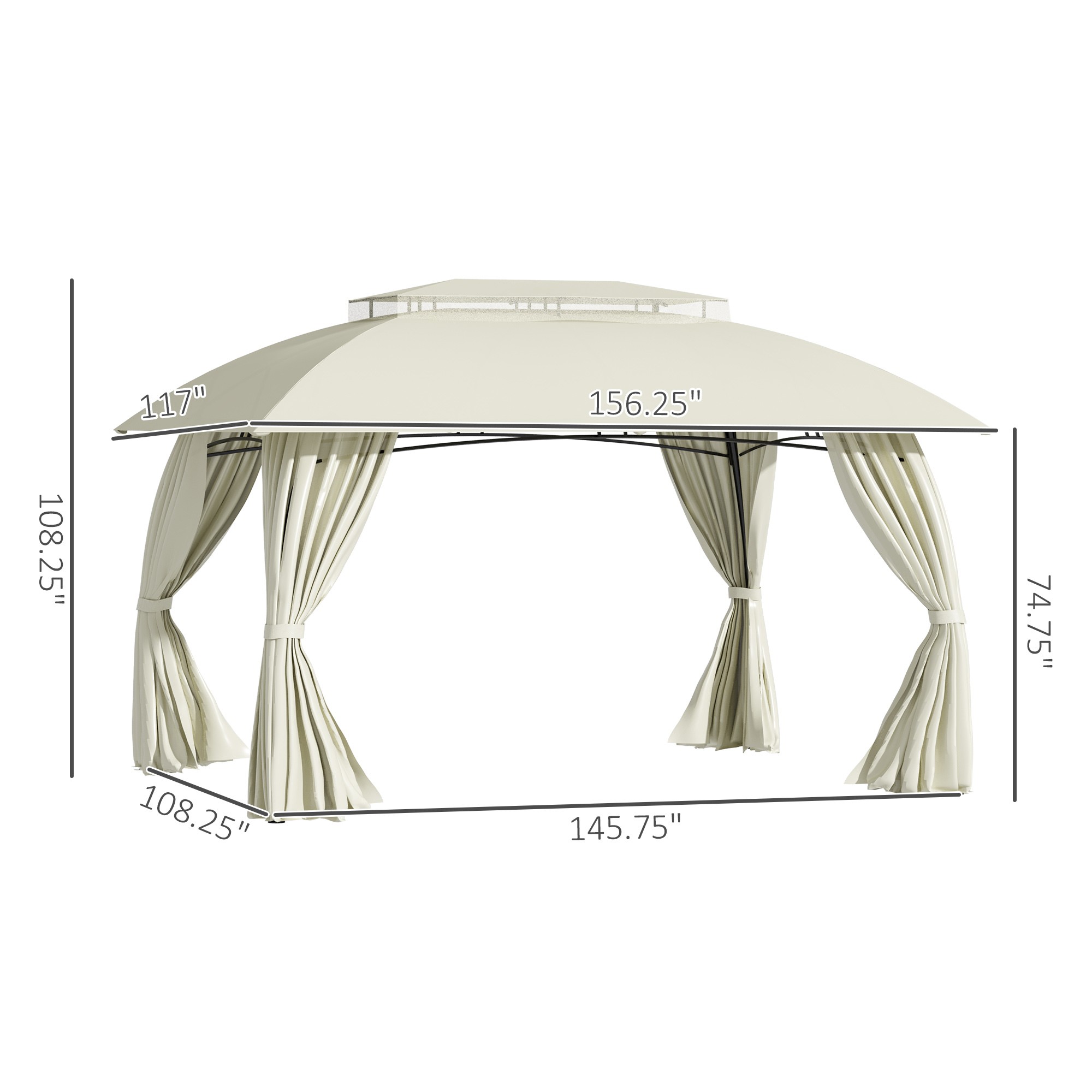 Canopy With Screen Sides