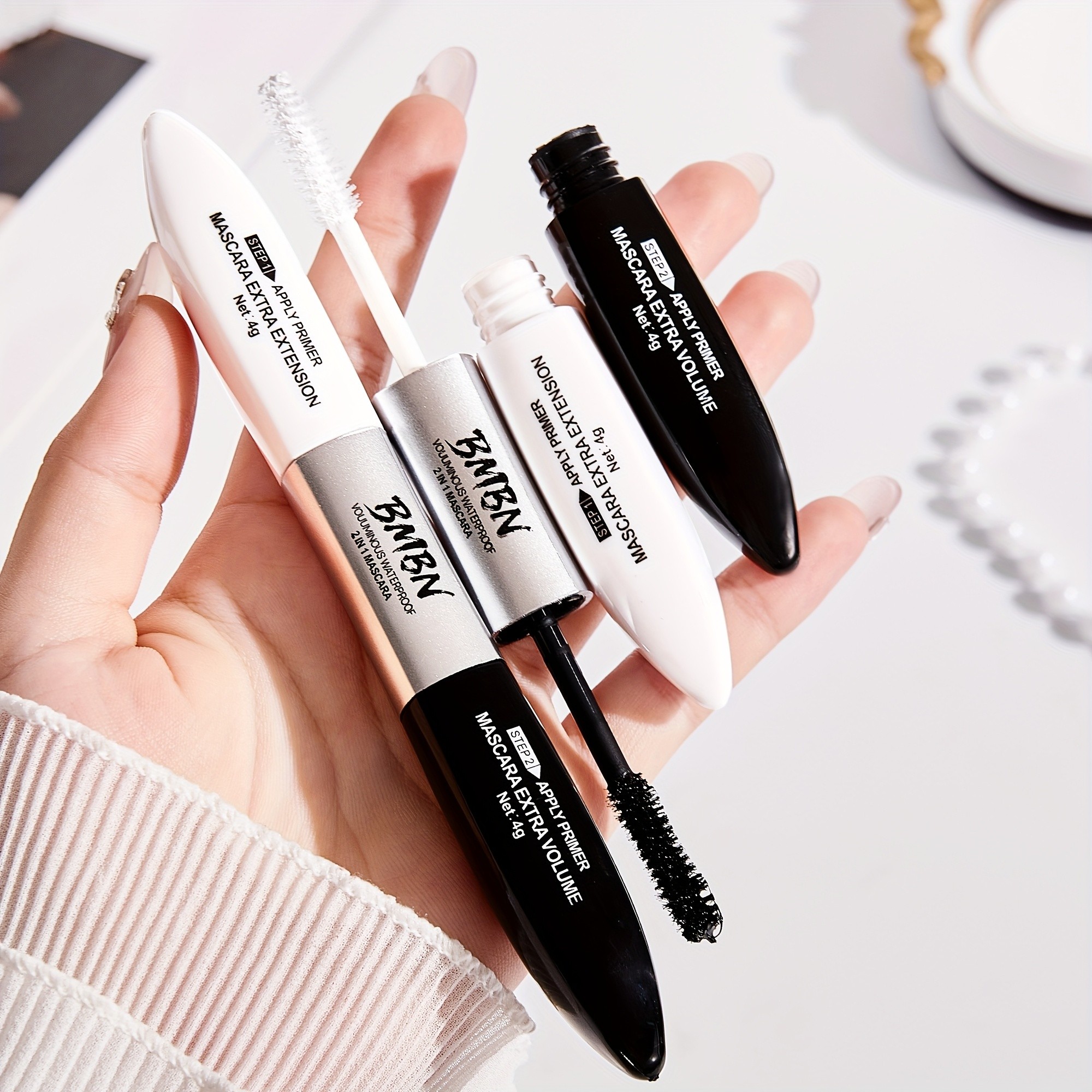 BMBN Dual-Ended Mascara with Lengthening & Curling Effect