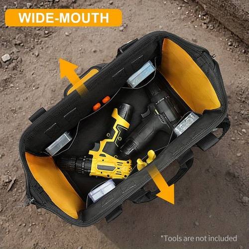 WINHUNT Heavy Duty 14-Pocket Tool Bag – Ultimate Storage Solution for Professionals